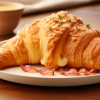 Croissant Garlic Cheese & Ham